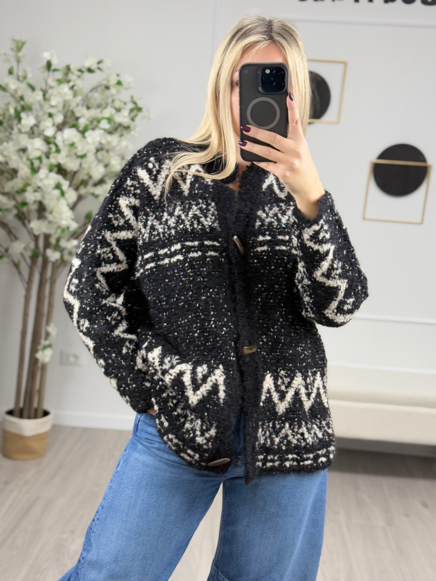 KONTATTO Cardigan Jacquard