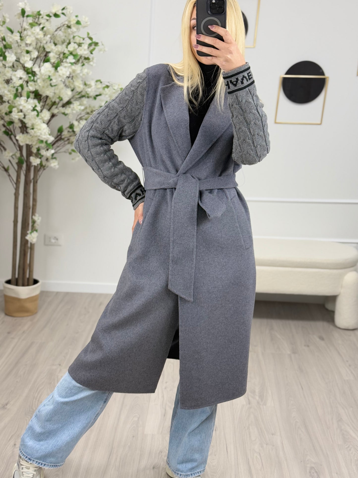 HAVEONE Cappotto Melange HaveOne