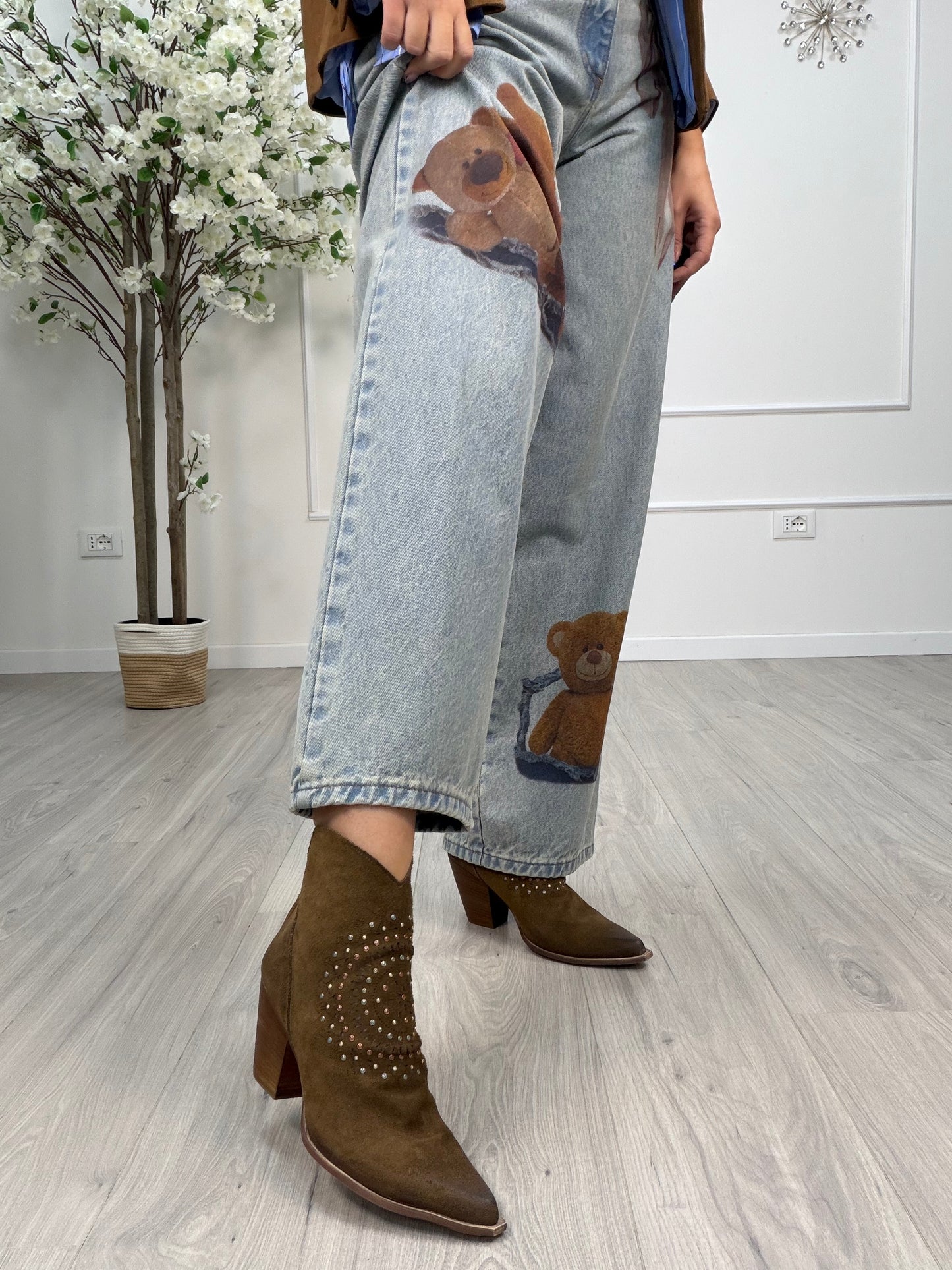 Texano Divine Follie - Suede e Borchie