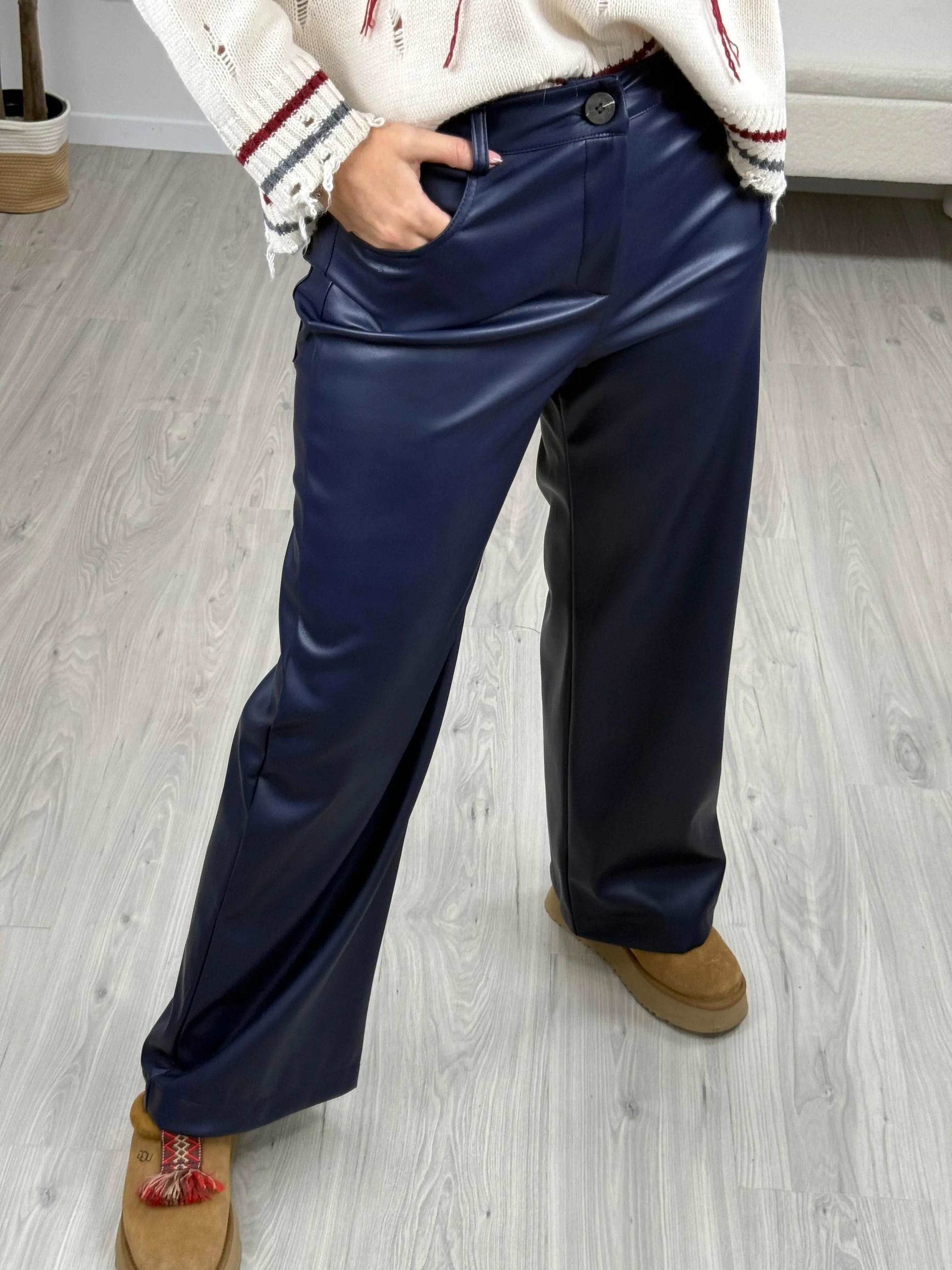 SOUVENIR Pantalone Ecco pelle