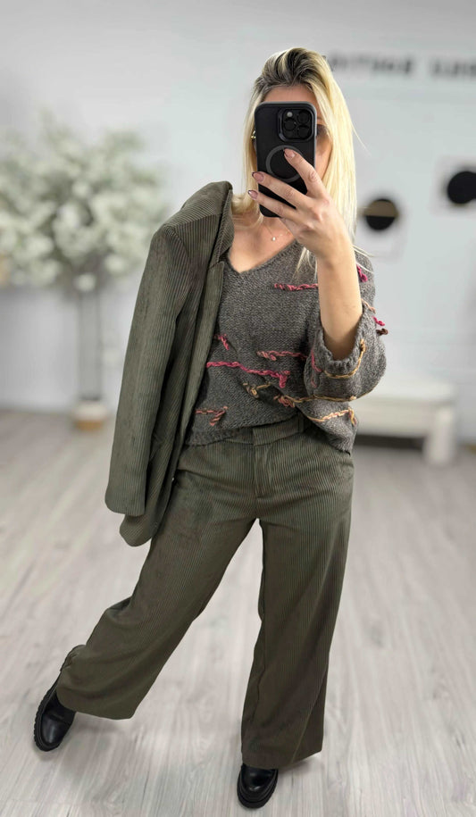HAVEONE PANTALONE PALAZZO