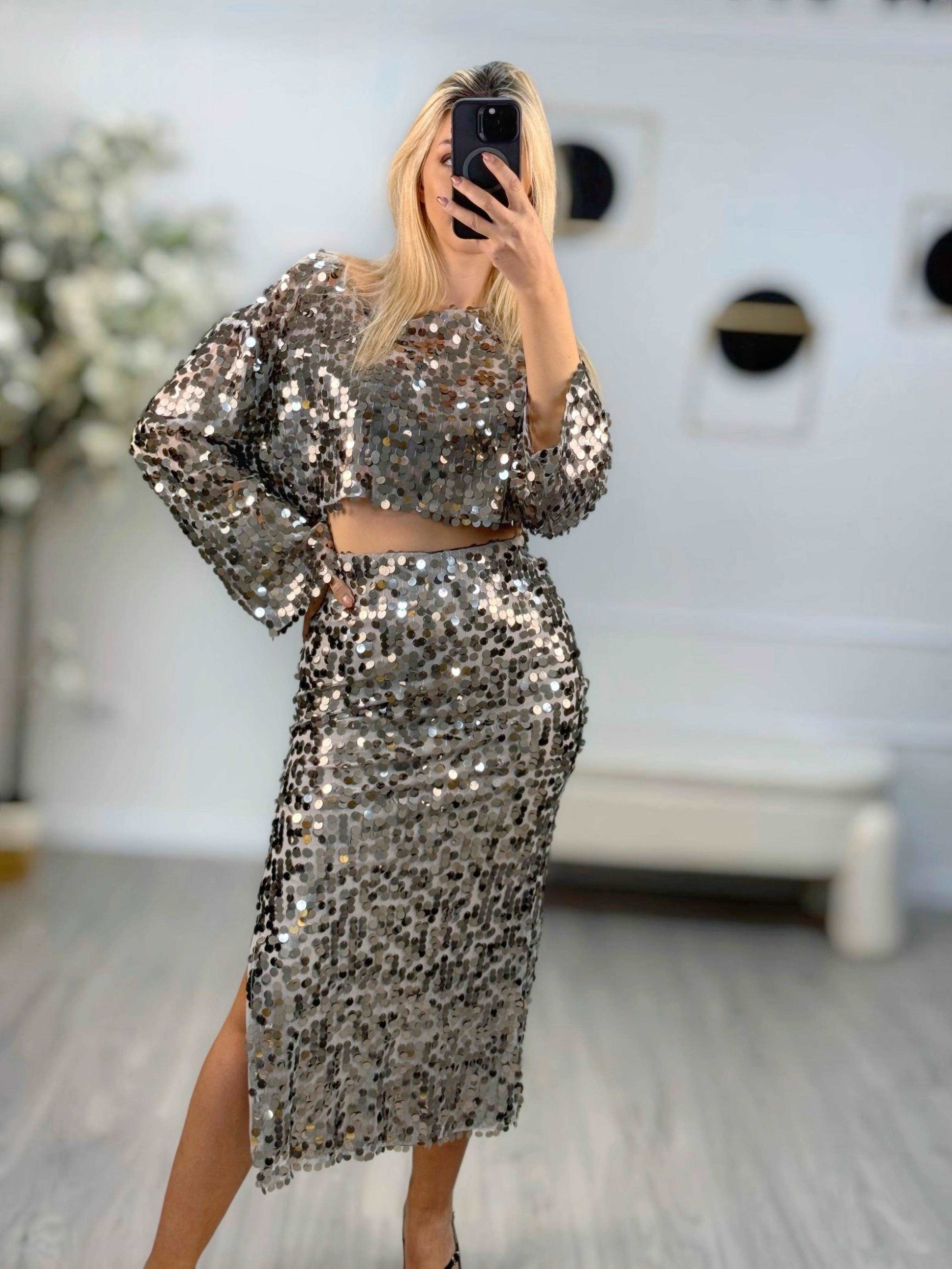 Haveone Maglia Paillettes HAVEONE