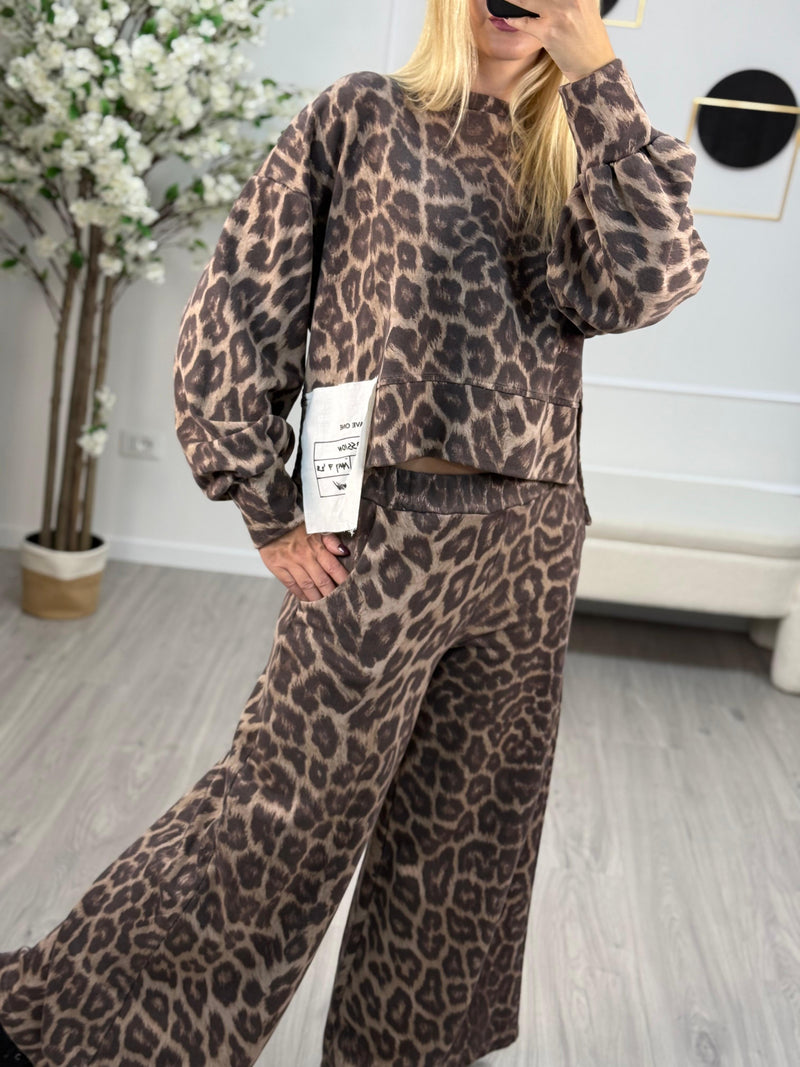Haveone Pantaloni Maculato Donna Chic