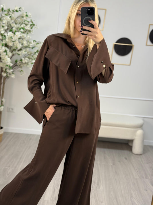 Haveone Camicia Over con Spalline