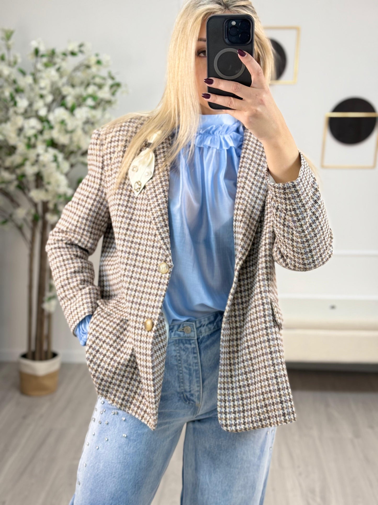 HaveOne Blusa Arricci Spalle