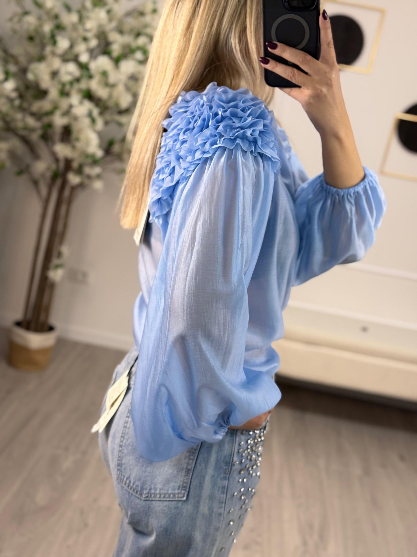 HaveOne Blusa Arricci Spalle
