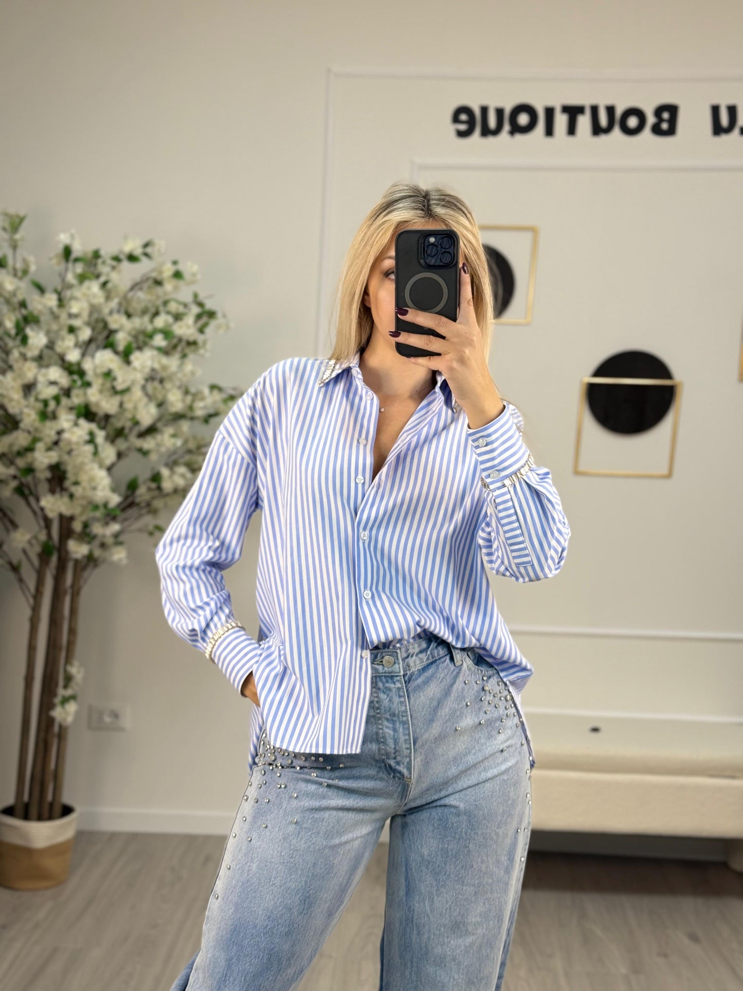 HaveOne Camicia Righe