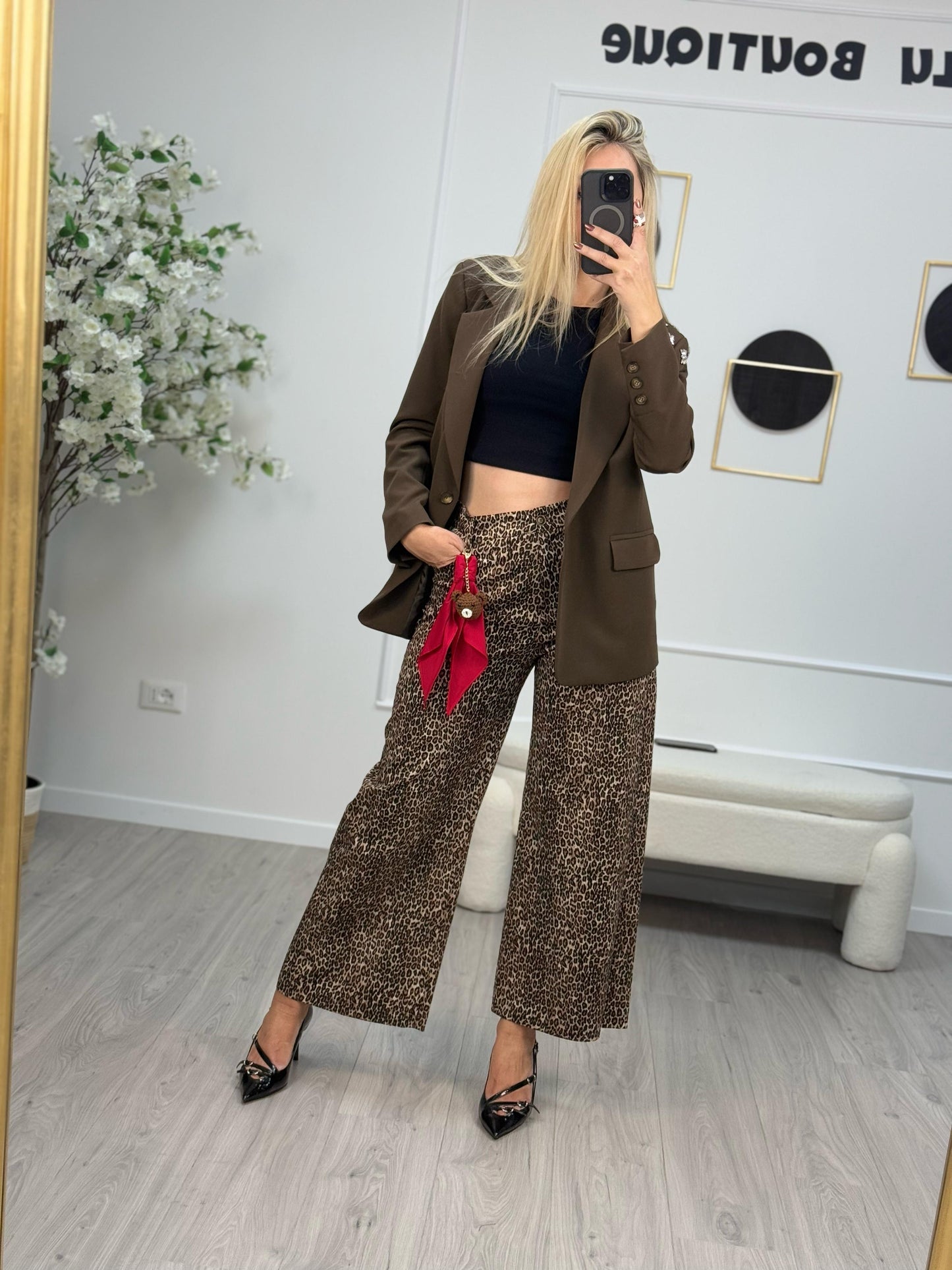 Tensione In Pantalone Maculato