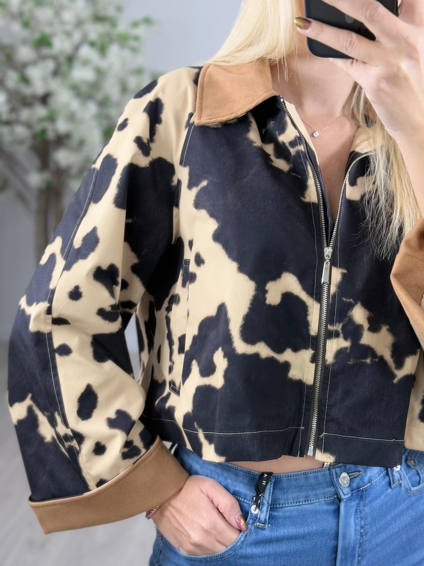 Haveone Trench Corto Fantasia Cow