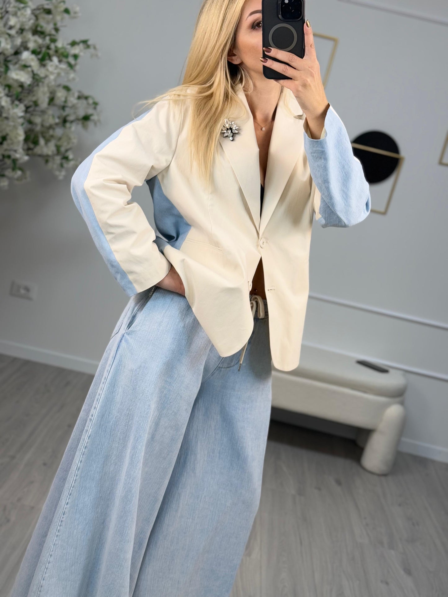 Susy Mix Blazer Over