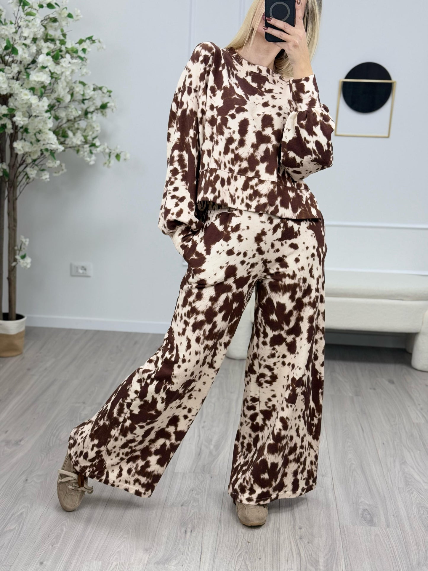 Haveone Pantalone Fantasia Cow