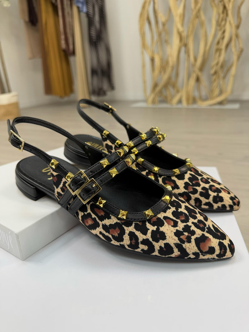 Ovye Sabot Maculato Donna Elegante con Borchie