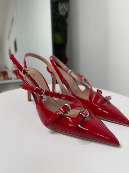 Divine Follie SlingBack Rossa