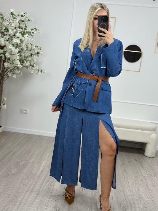 Tensione In Giacca Jeans Rose