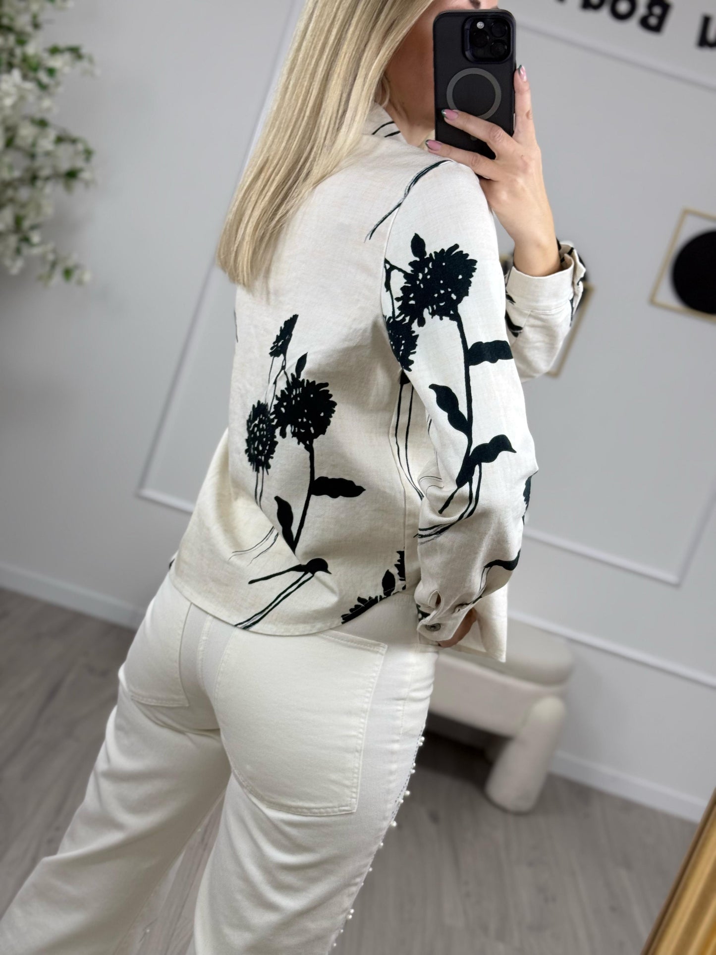 Dixie Camicia Jeans Fantasia