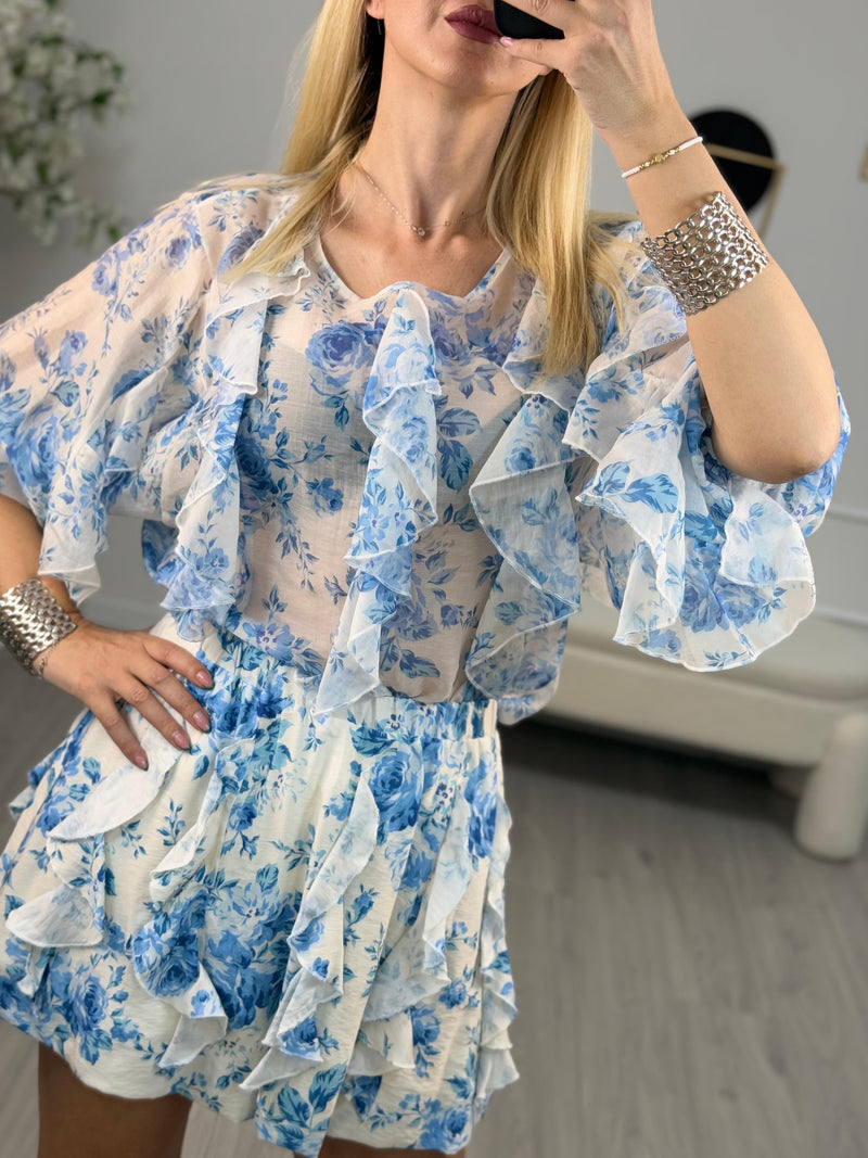 Haveone Camicia Rouches Donna Elegante e Sofisticata