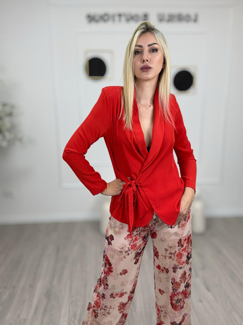 HaveOne Giacca Nodo Donna - Eleganza Versatile