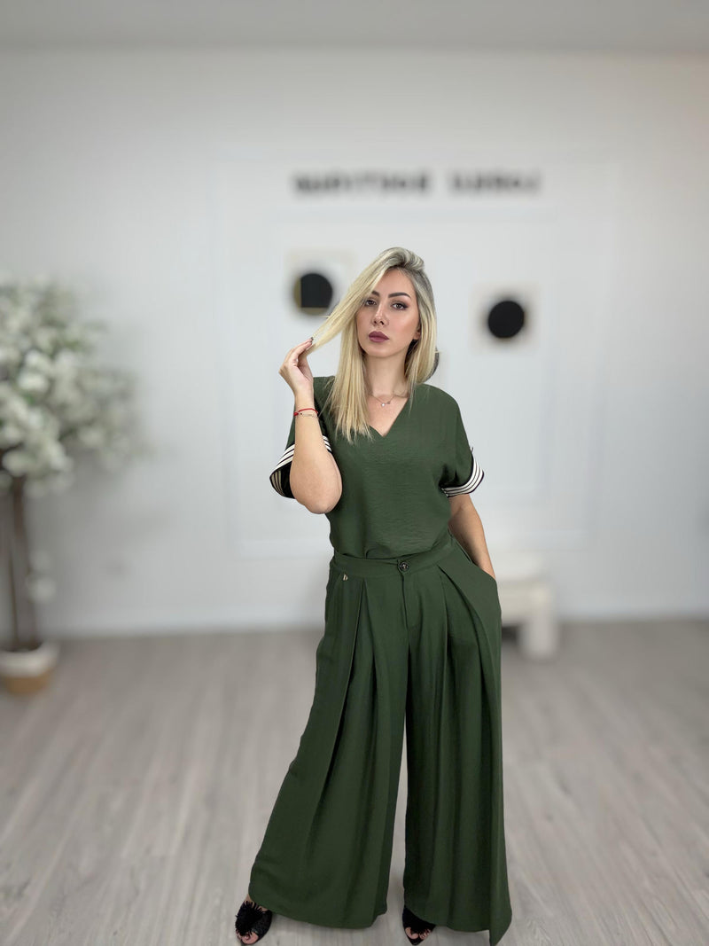 Dixie Pantalone Palazzo Donna Militare