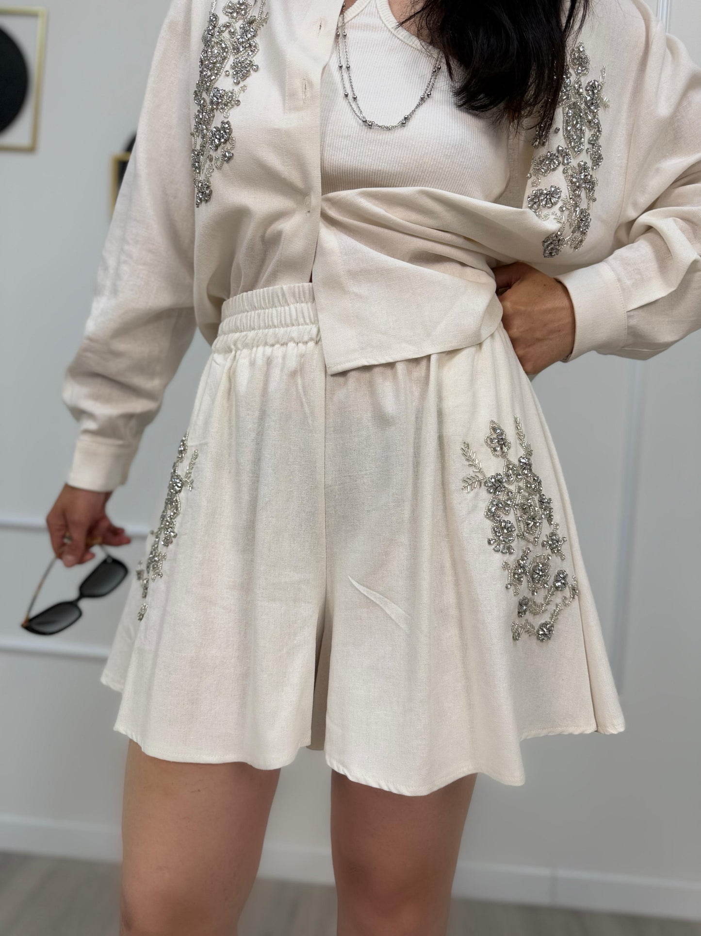 Haveone Short Con Ricami
