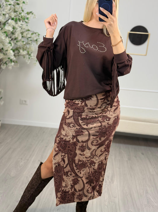 Philia Loft Felpa Frange