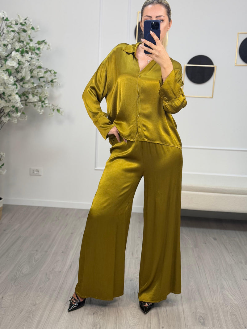 Haveone Camicia Donna Raso Increspato