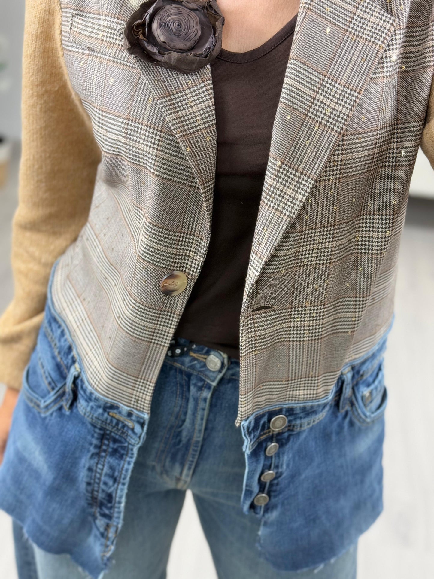 Giacca Check Susy MIx