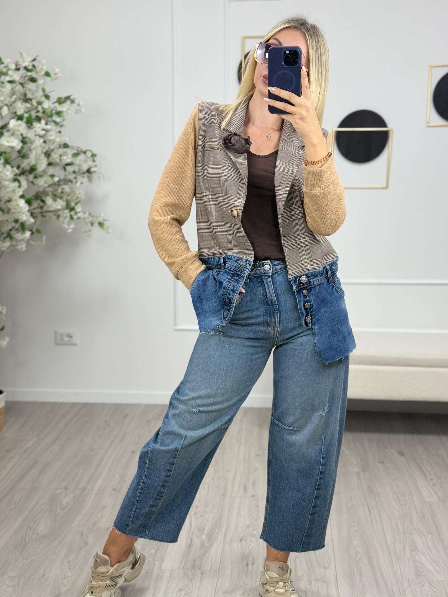 Giacca Check Susy MIx