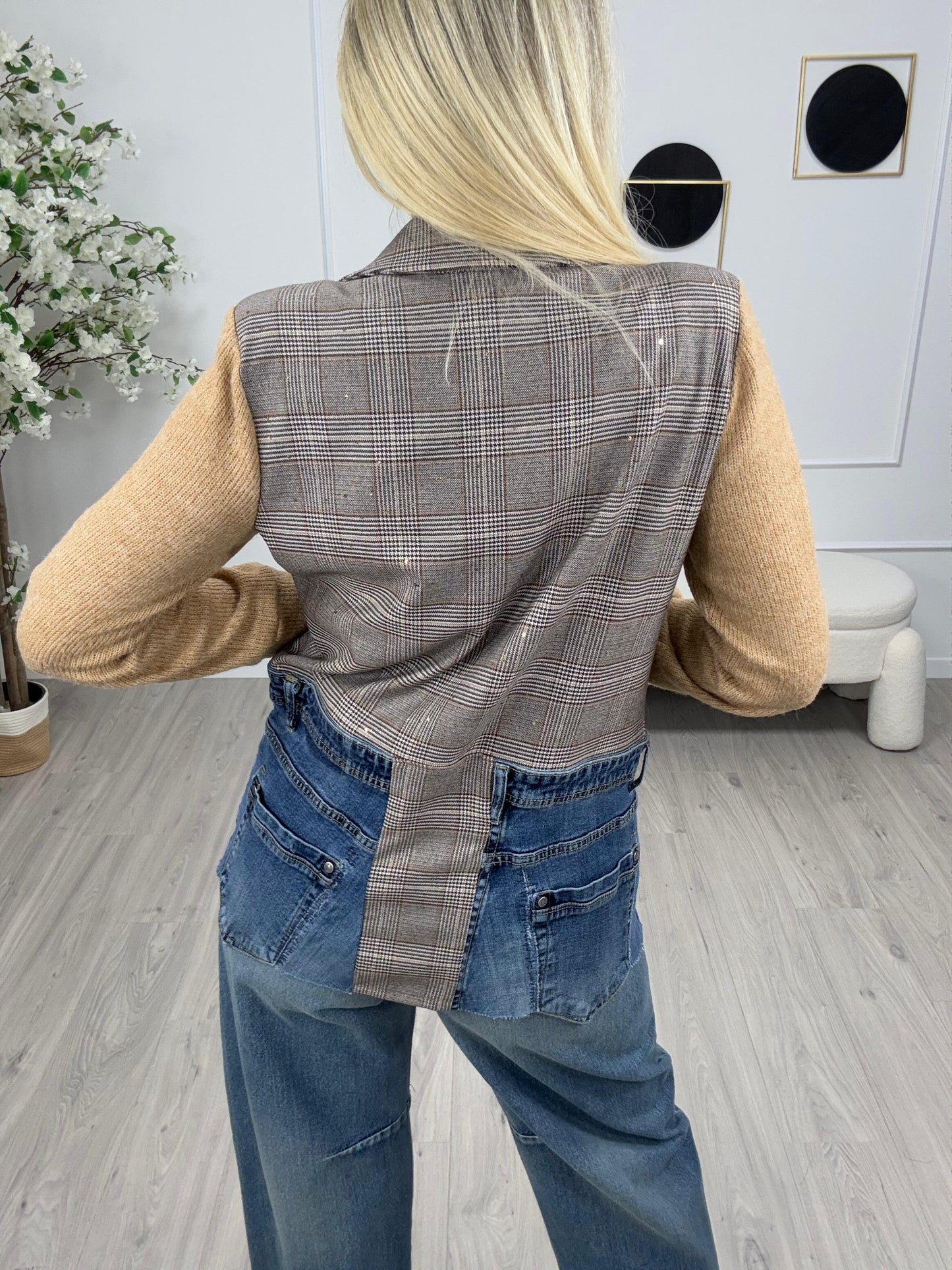 Giacca Check Susy MIx