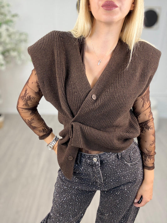 Gilet Punto Pannocchia Moro