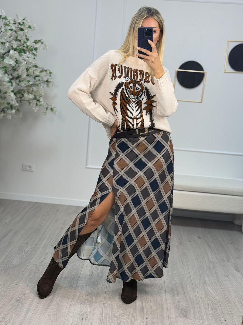 Haveone Gonna Longuette Donna Elegante Nera