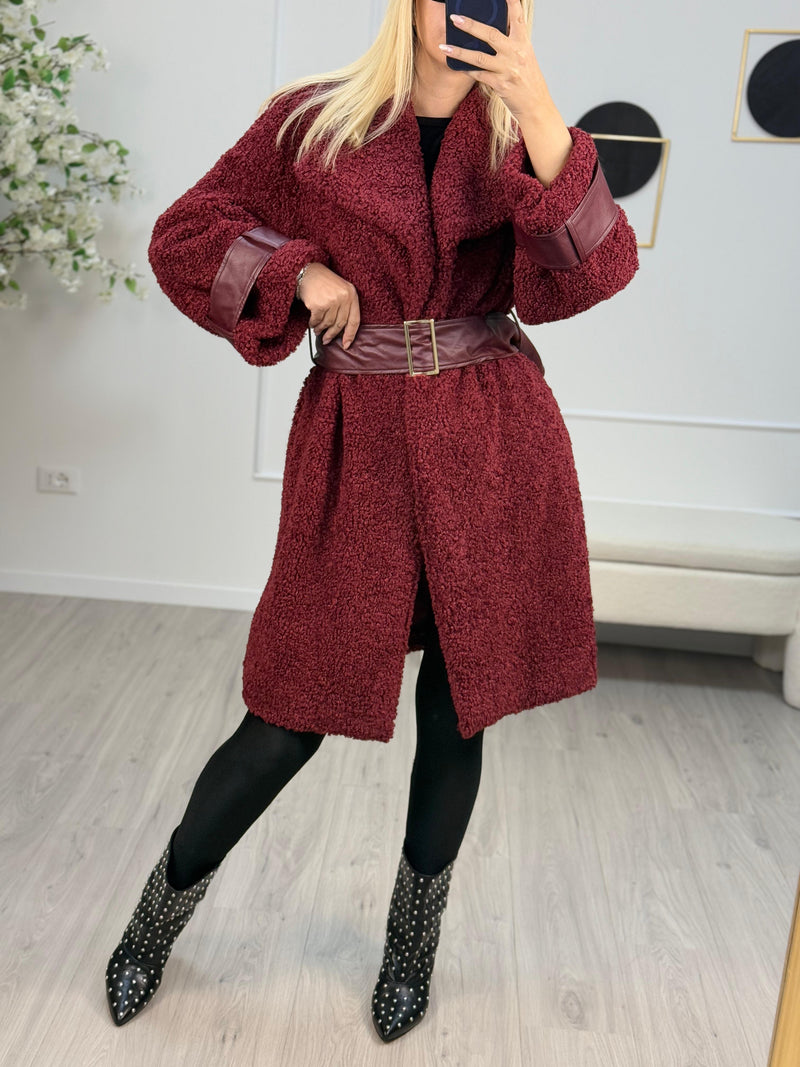 Silence Cappotto Ecopelliccia Donna Nero