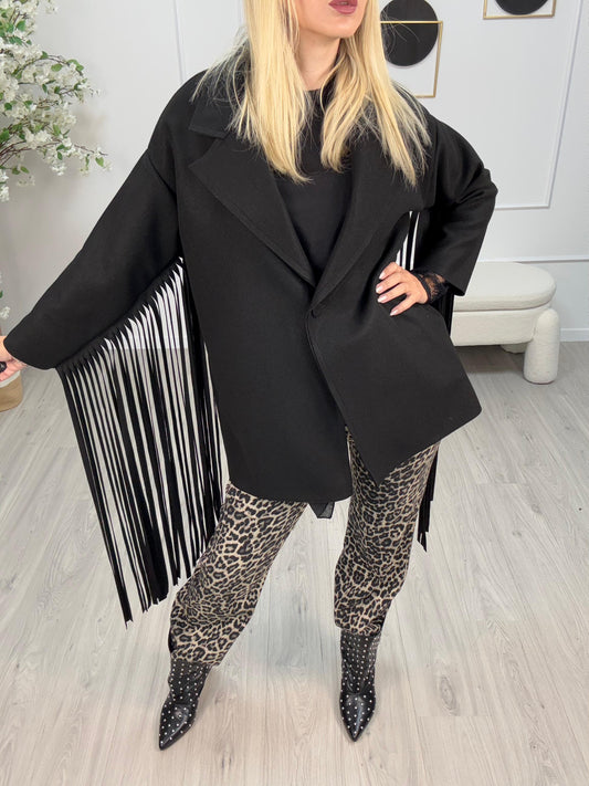 Cappotto Frange Susy Mix