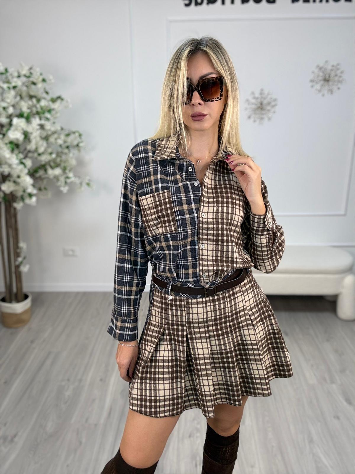 Camicia Check Bicolore Phlia Loft