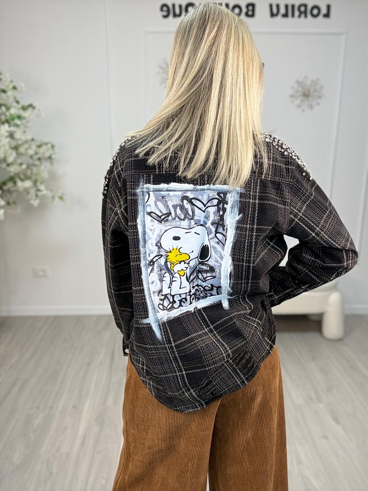 Camicia Strass -Dipinta a mano Corsaro