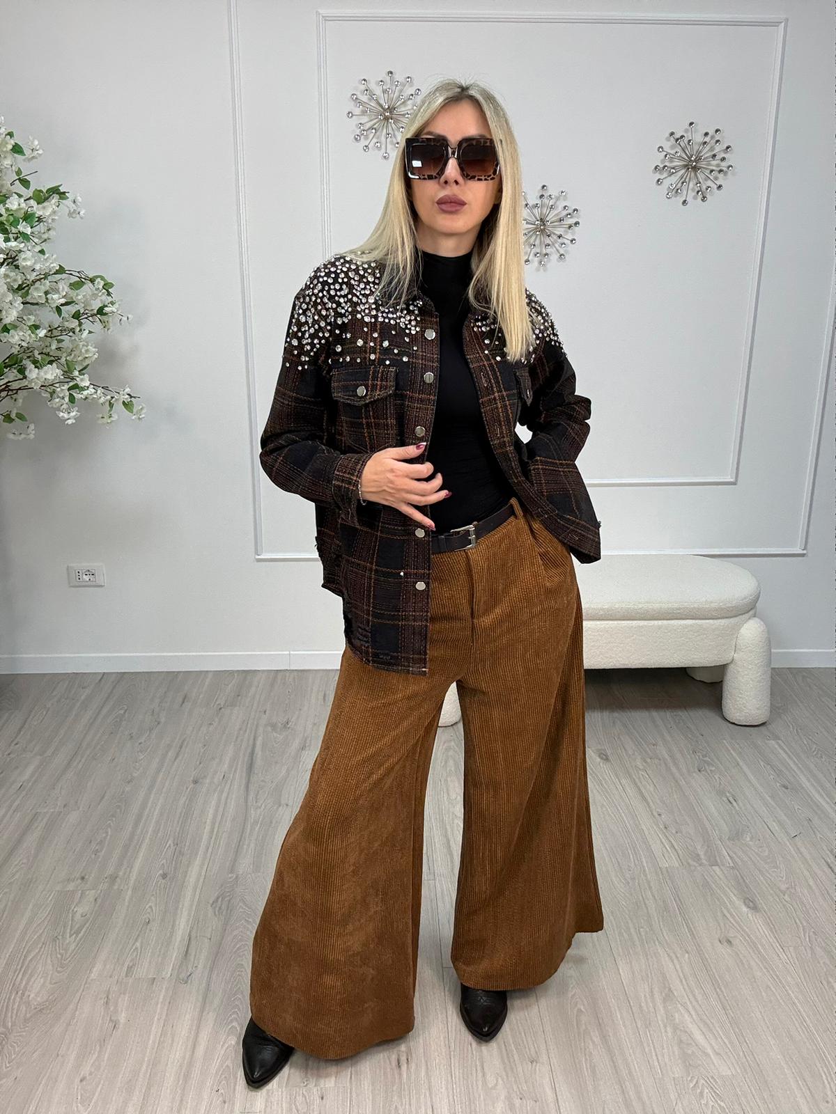 Camicia Strass - Dipinta a mano Corsaro