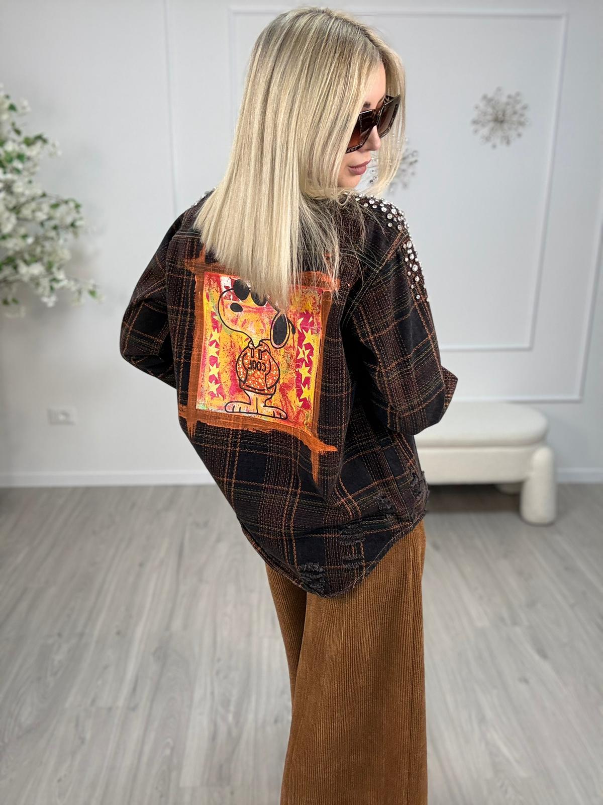 Camicia Strass - Dipinta a mano Corsaro