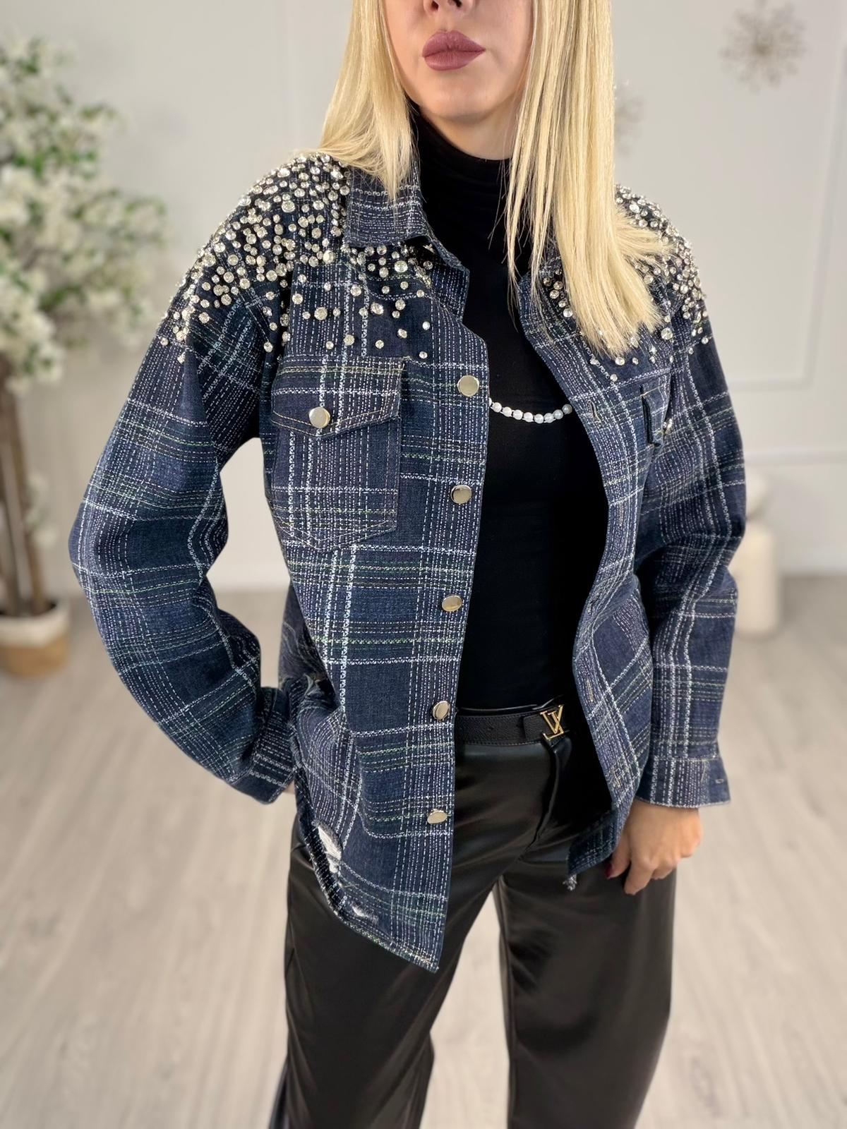 Camicia Strass -Dipinta a mano Corsaro