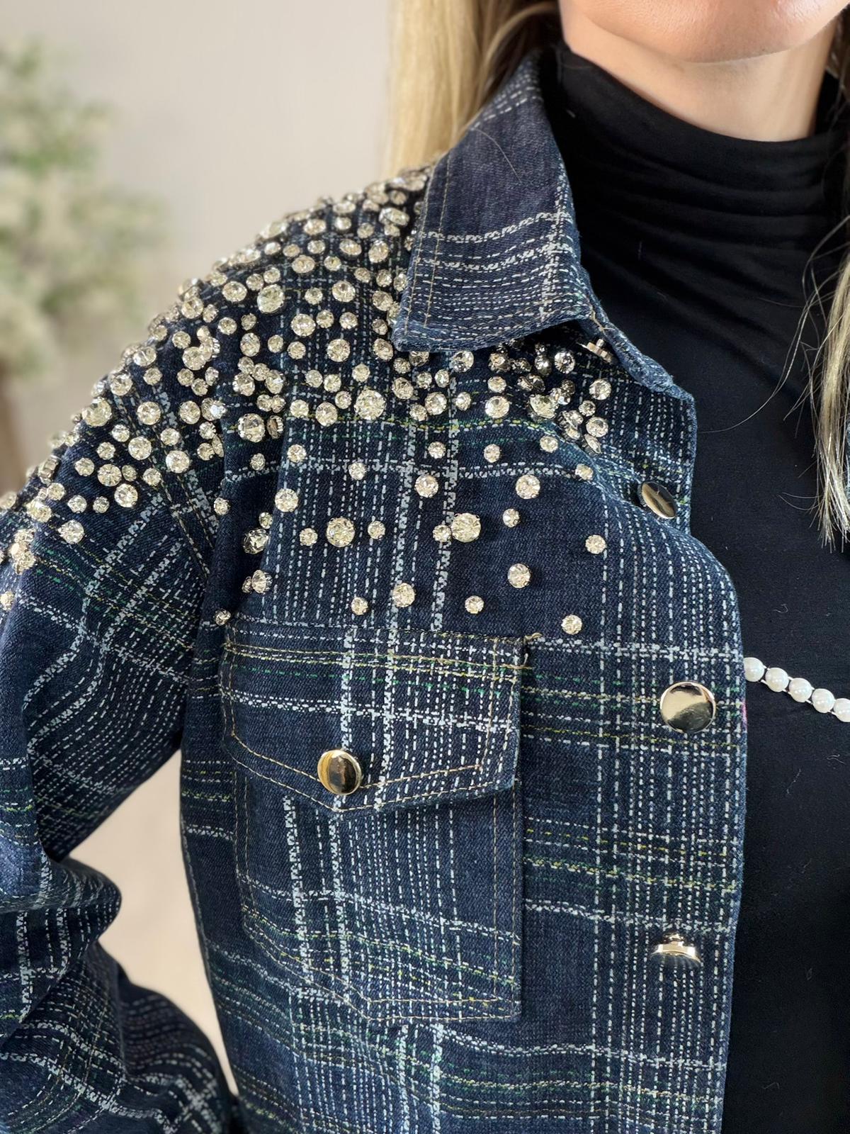 Camicia Strass -Dipinta a mano Corsaro