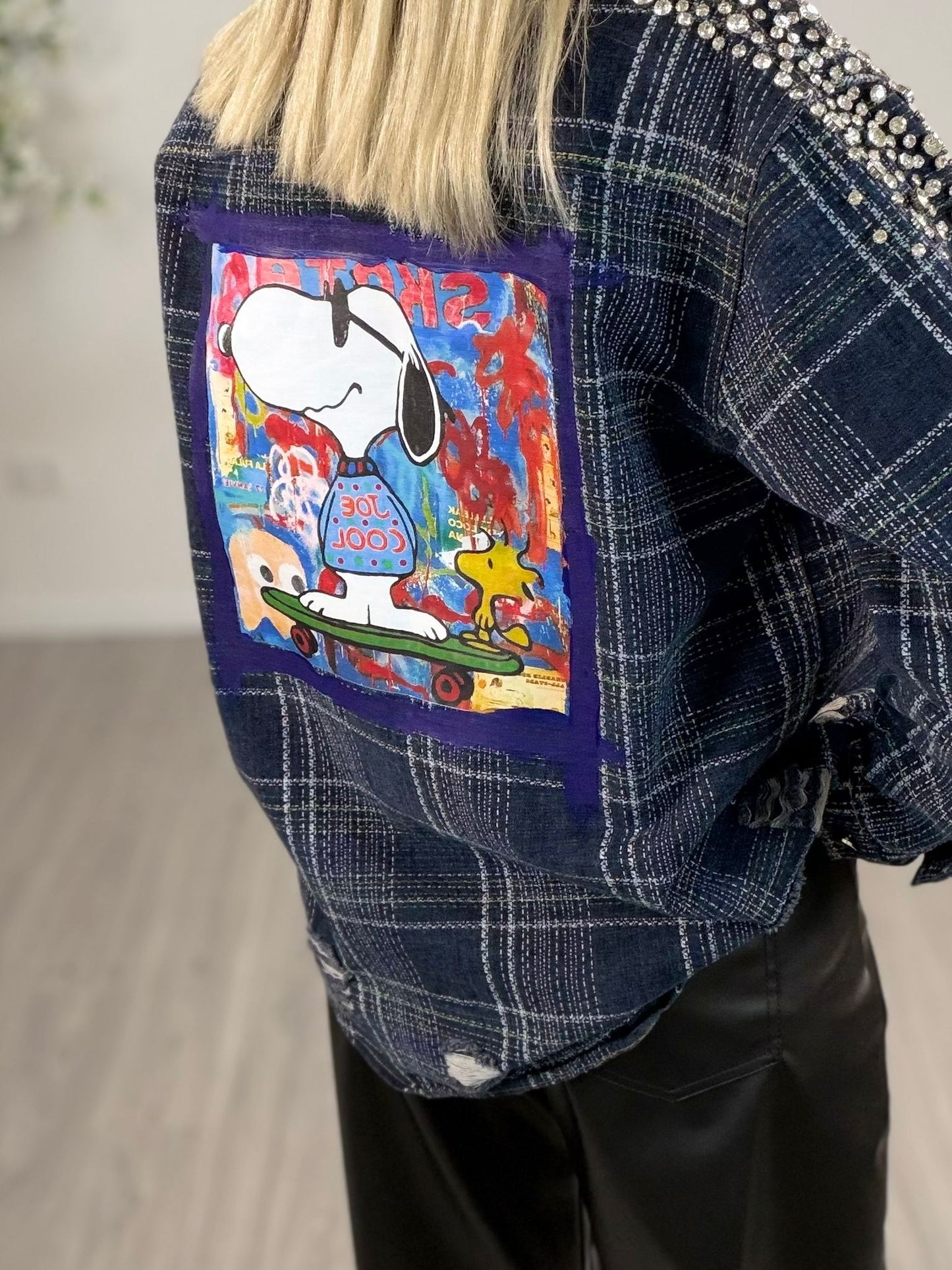 Camicia Strass -Dipinta a mano Corsaro