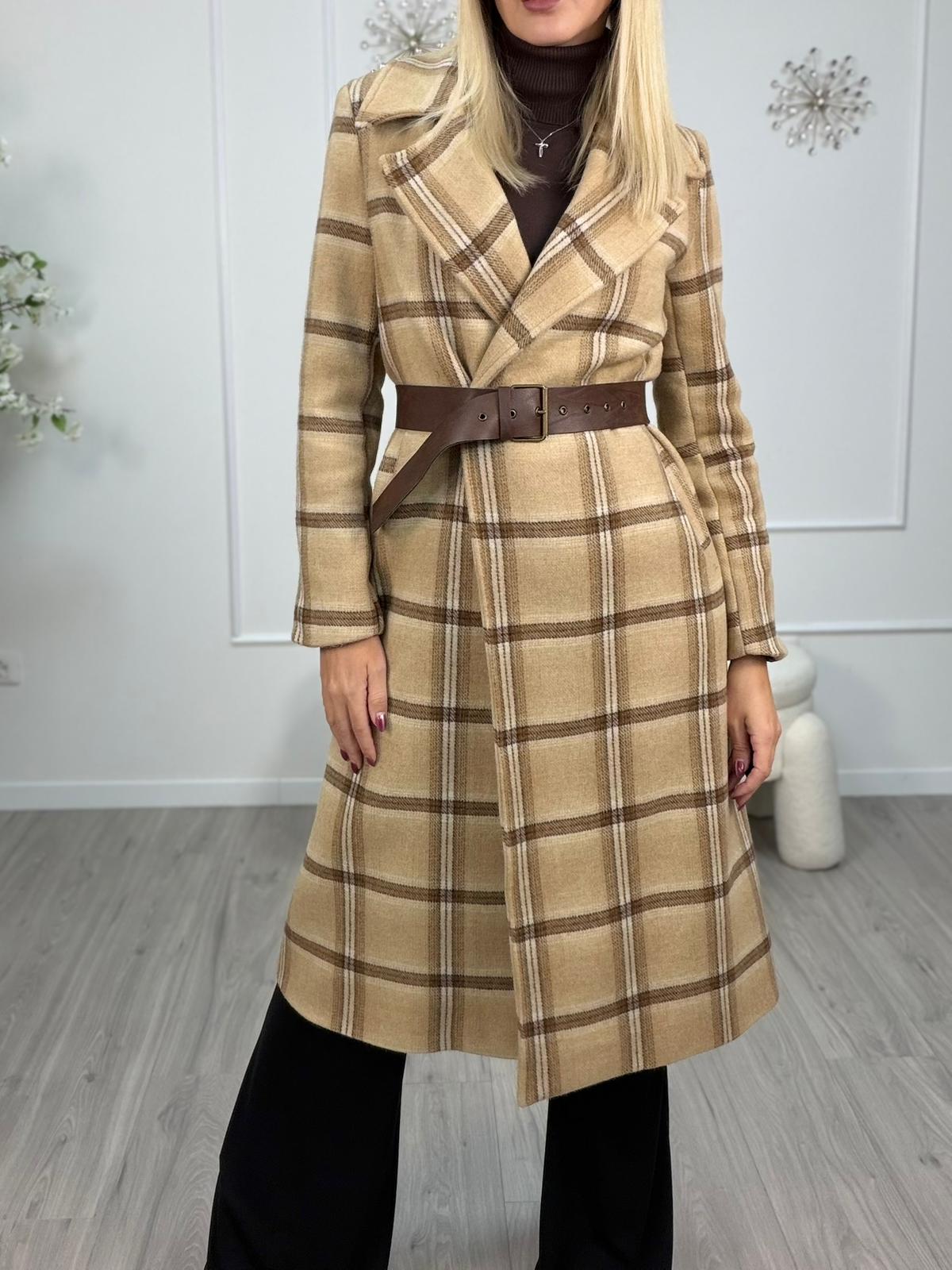 Cappotto Lana Con Cintura Philia Loft