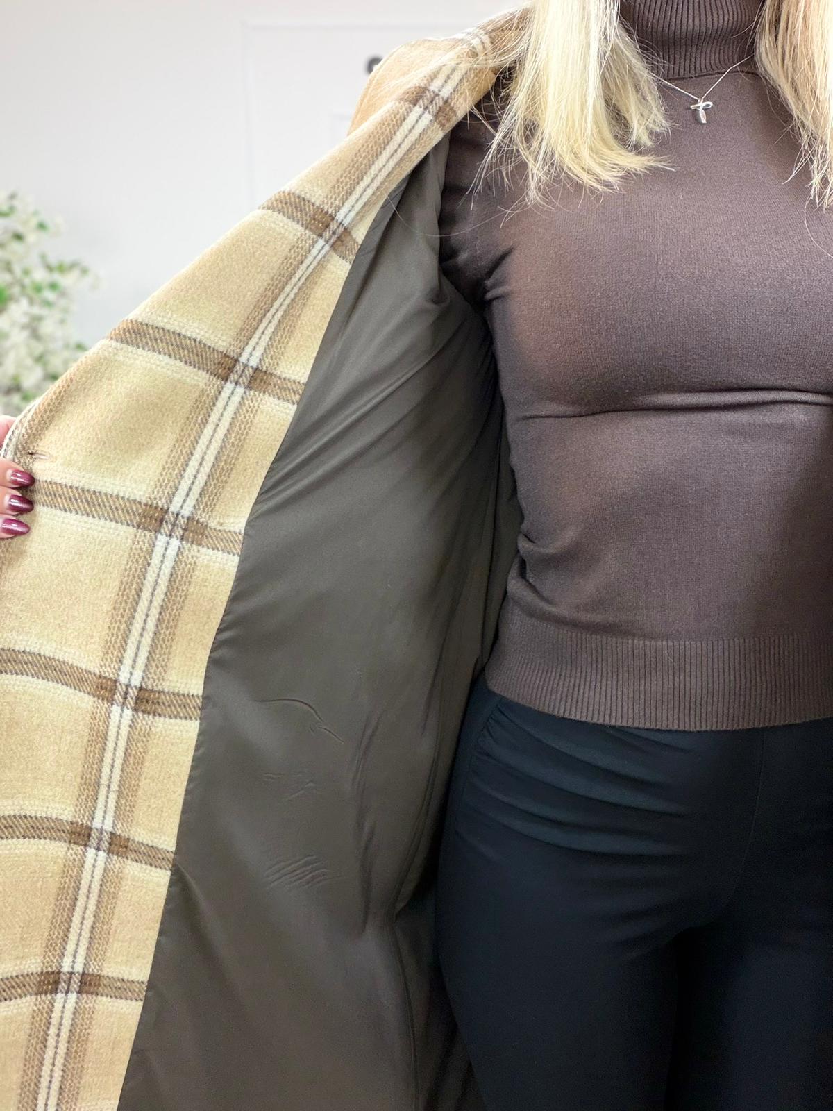 Cappotto Lana Con Cintura Philia Loft