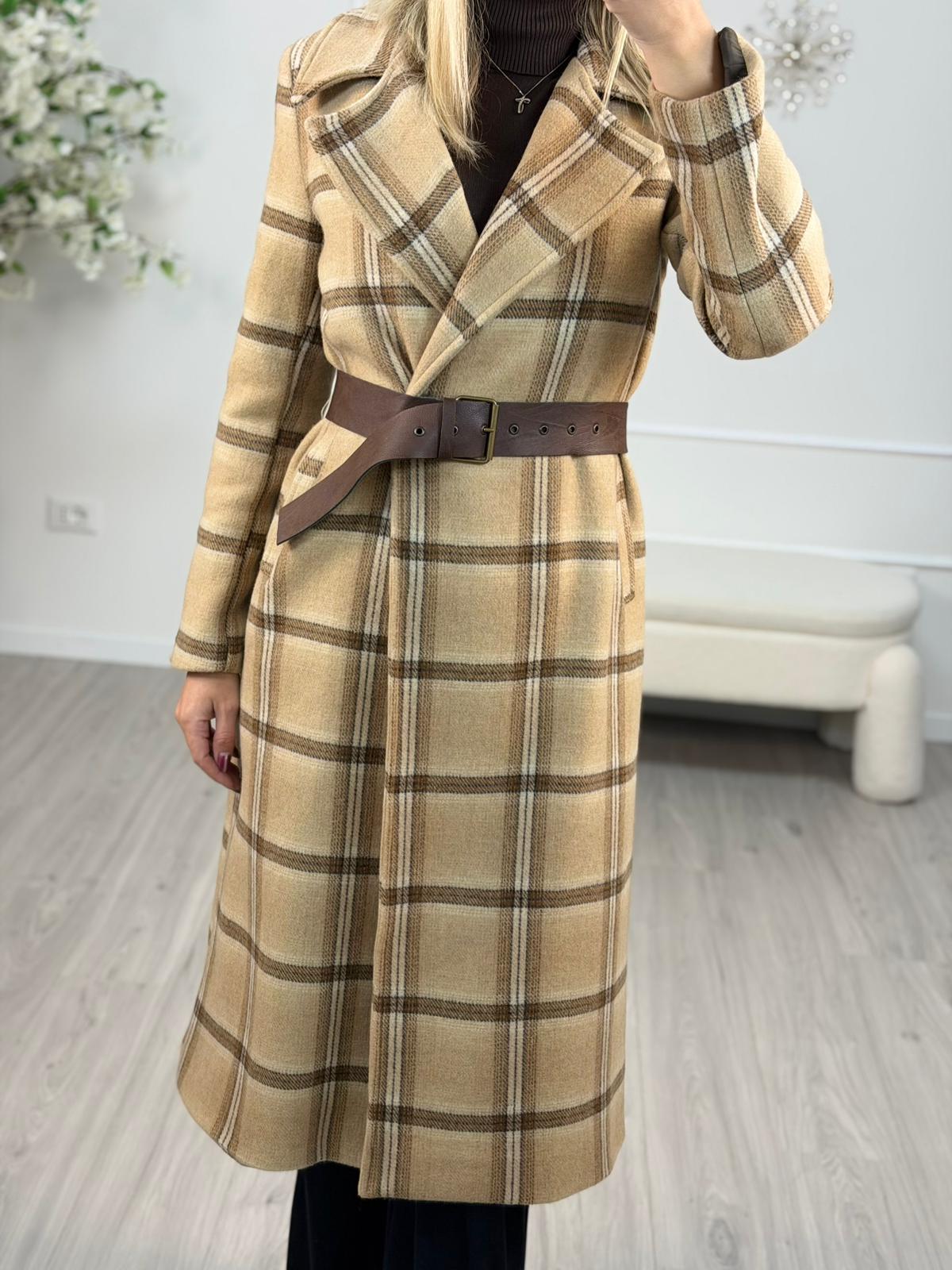 Cappotto Lana Con Cintura Philia Loft