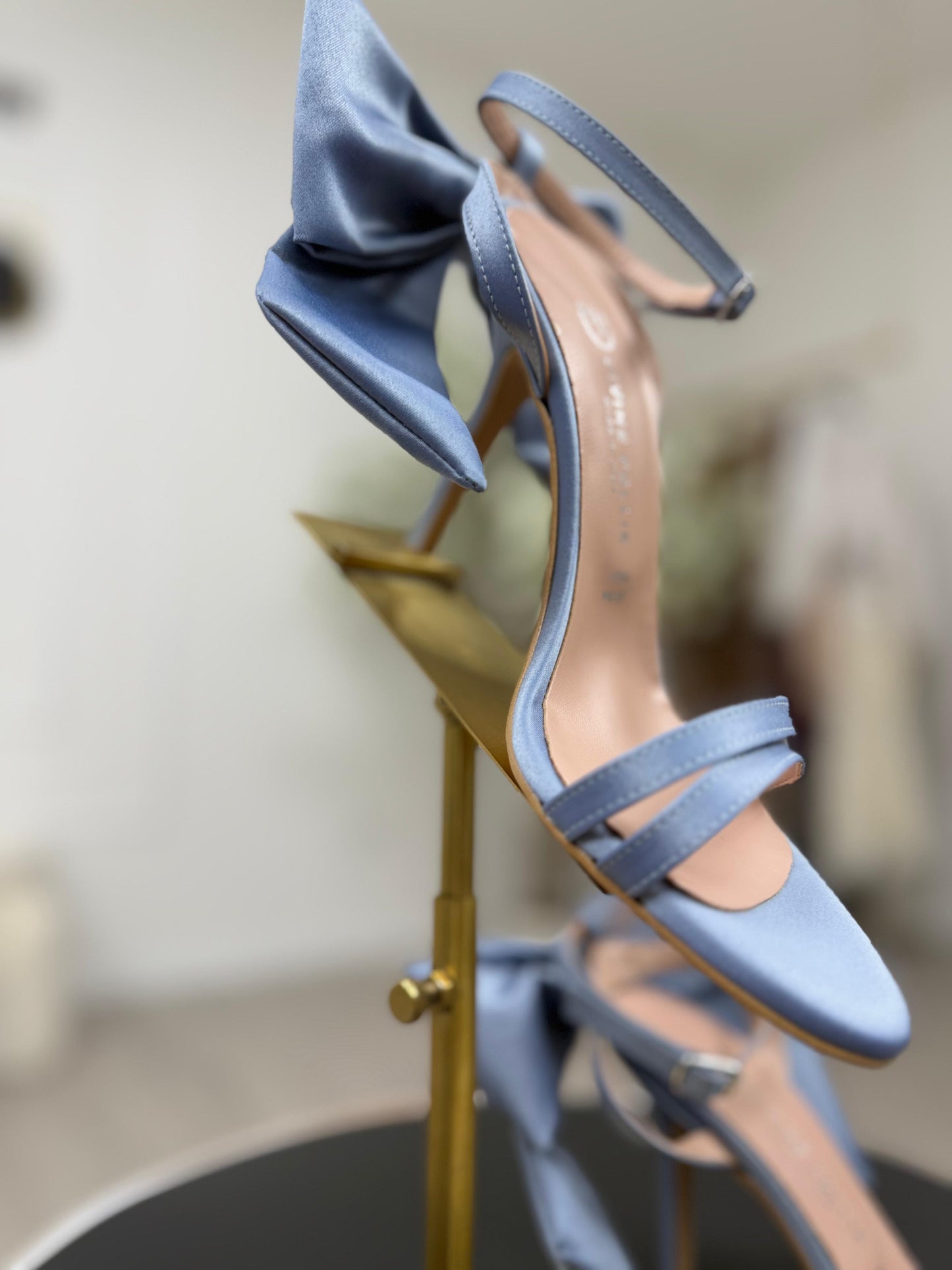 Divine Follie Sandali Fiocco Celeste