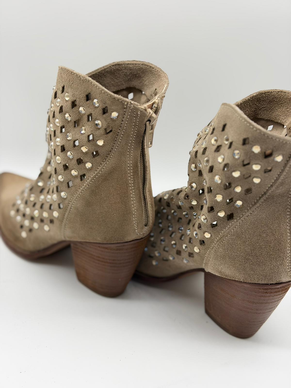 Stivaletto Texano  Strass -Divine Follie