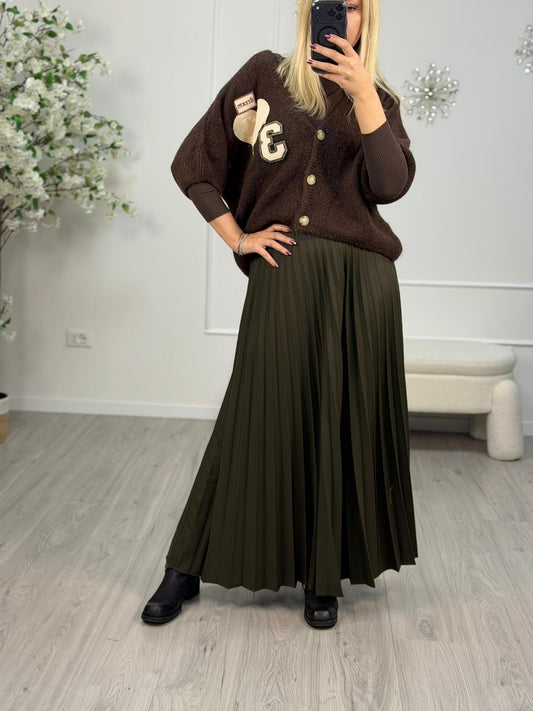 Gonna Plisset Verde -Vicolo