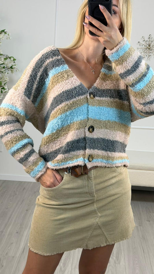 Cardigan Bottoni Cipria Haveone