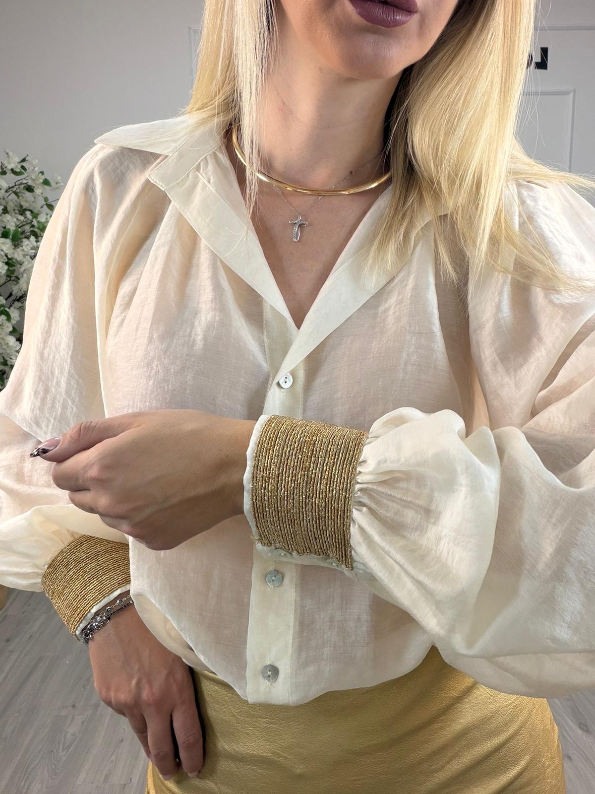 Camicia Ricami Polso Susy Mix
