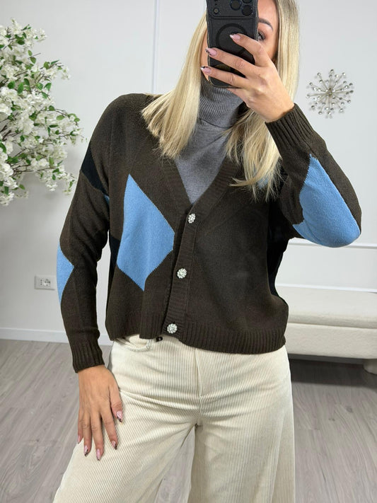 Cardigan Rombi Susy Mix