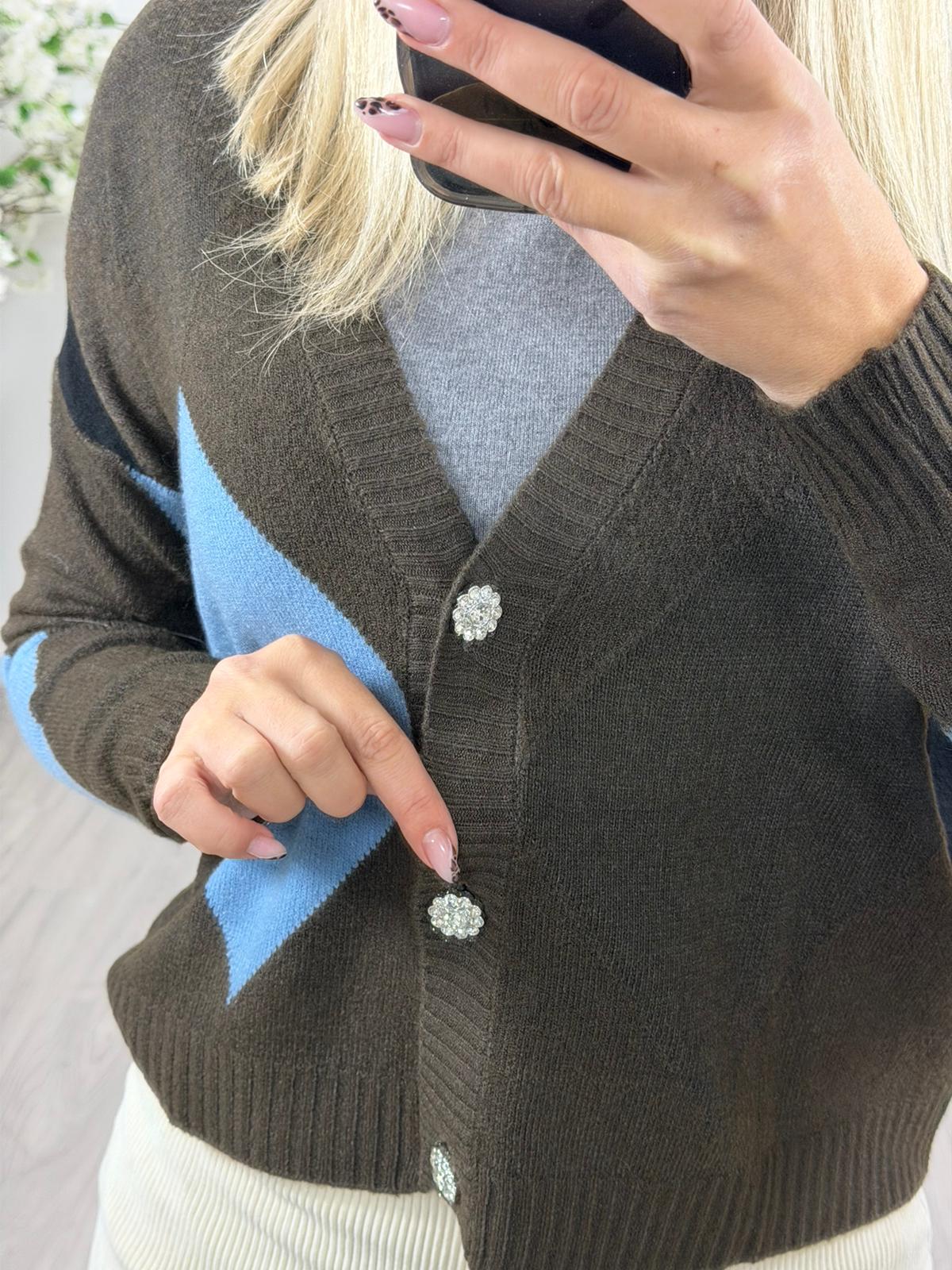 Cardigan Rombi Susy Mix