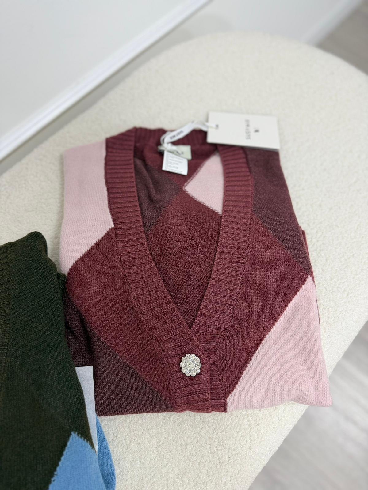 Cardigan Rombi Susy Mix